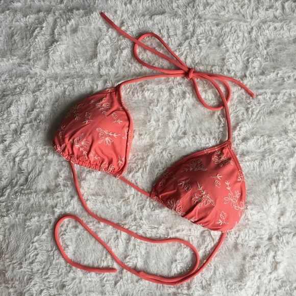 Abercrombie & Fitch Other - !SOLD! ABERCROMBIE & FITCH Coral String Triangle Bikini